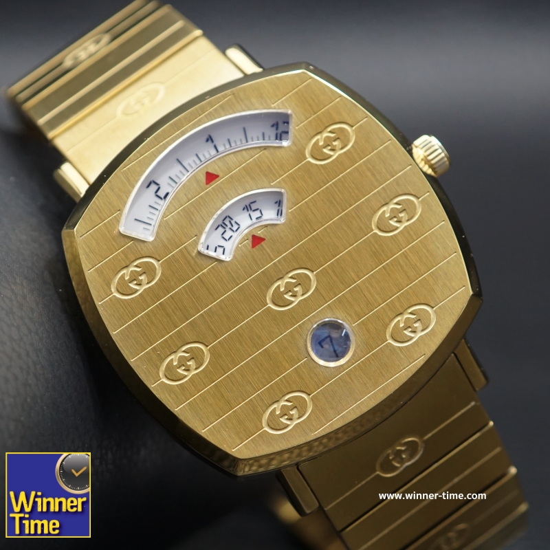 นาฬิกา Gucci 18K Yellow Gold Grip Watch รุ่น YA157403  (35mm)