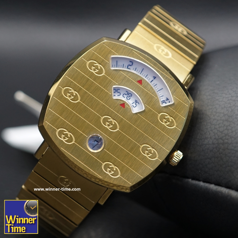 นาฬิกา Gucci 18K Yellow Gold Grip Watch รุ่น YA157403  (35mm)