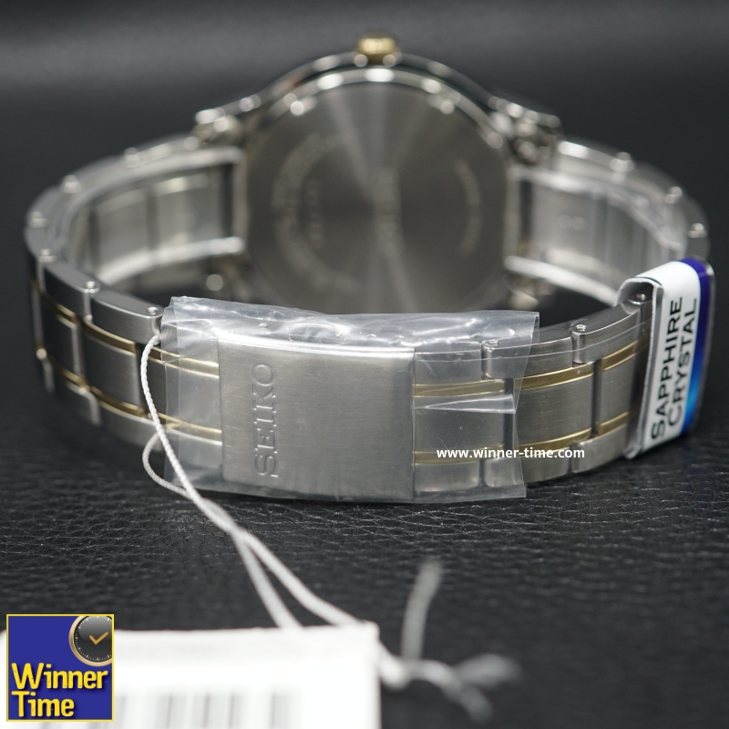นาฬิกา Seiko Sapphire Quartz Two Tone 100M รุ่น SGEH68P1 Men's Watch