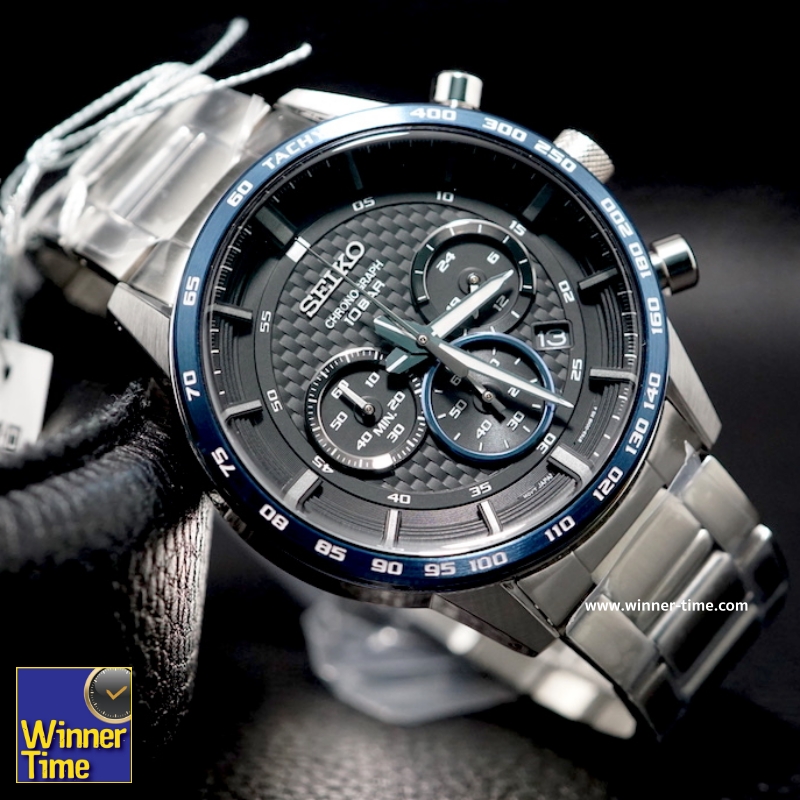 Lot-Art | Seiko SSB357P1 men's watch quartz steel.