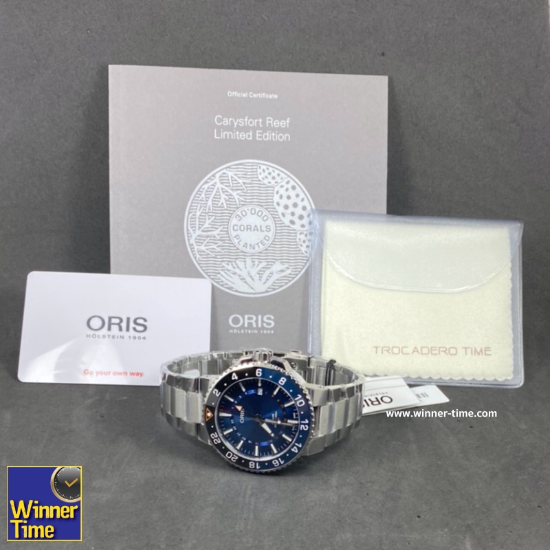 นาฬิกา Oris Aquis Carysfort Reef Limited Edition รุ่น 7798 7754 4185-Set MB