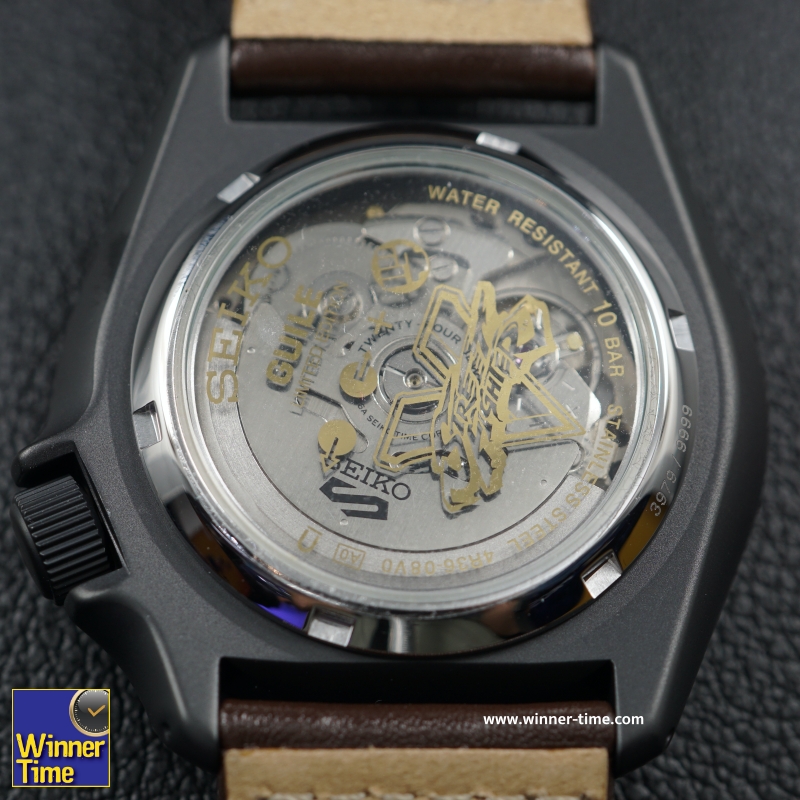 นาฬิกาSeiko 5 Sports Street Fighter V Limited Edition GUILE Model รุ่น SRPF21K1,SRPF21K,SRPF21