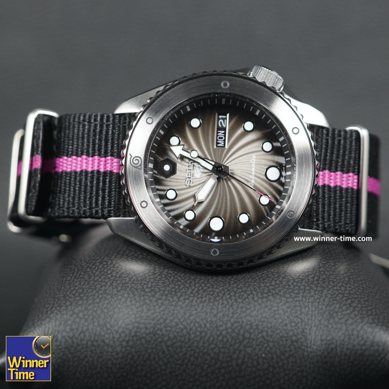 นาฬิกาSEIKO 5 SPORTS x NARUTO & BORUTO Limited Edition รุ่น SRPF65K1,SRPF65K,SRPF65, ( BORUTO)