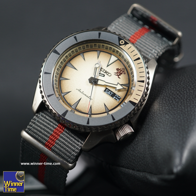 นาฬิกาSEIKO 5 SPORTS x NARUTO & BORUTO Limited Edition 6,500 Pcs.รุ่น SRPF71K1,SRPF71K,SRPF71,( GAARA )