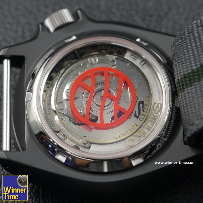 นาฬิกาSEIKO 5 SPORTS x NARUTO & BORUTO Limited Edition 6,500 Pcs. รุ่น SRPF75K1, SRPF75K ,SRPF75 ,(SHIKAMARU)