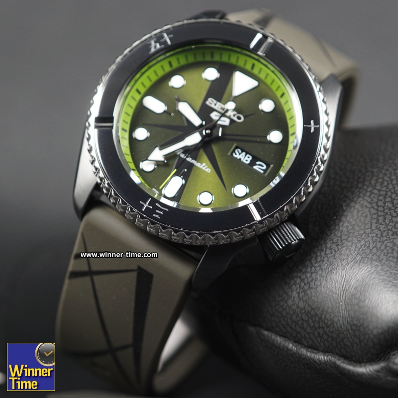 นาฬิกาSeiko 5 Sports ONE PIECE Limited Edition (ZORO) รุ่น SRPH67K1,SRPH67K,SRPH67