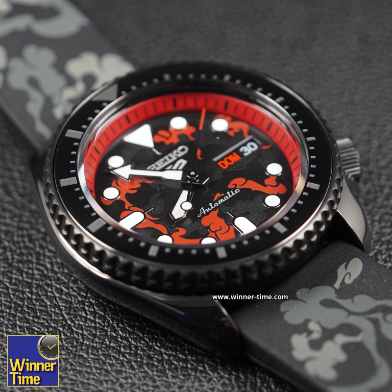 นาฬิกาSeiko 5 Sports ONE PIECE Limited Edition  (LUFFY) รุ่น SRPH65K1,SRPH65K,SRPH65