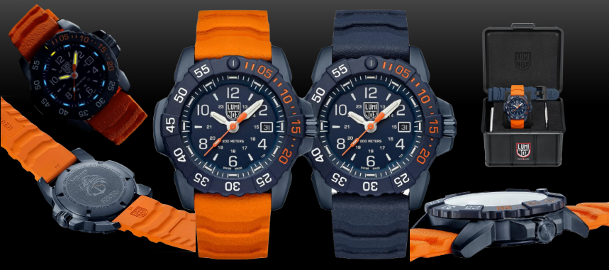 LUMINOX 3253.CBNSF.SET Navy SEAL Foundation Back To The Blue Military Diver