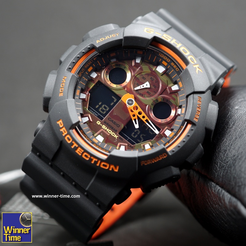 นาฬิกาจีช๊อค G-SHOCK รุ่น GA-100BR-1ADR รุ่นพิเศษ สีพิเศษ