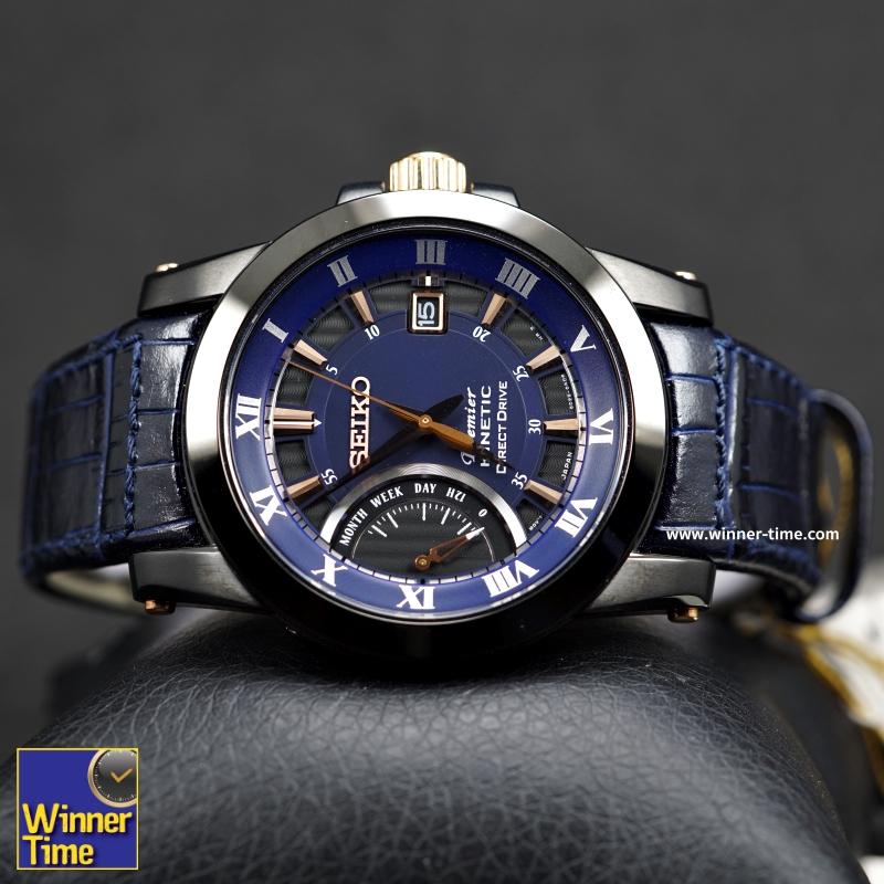 นาฬิกาSEIKO Premier Kinetic Direct Drive (Blue)รุ่น SRG012P1
