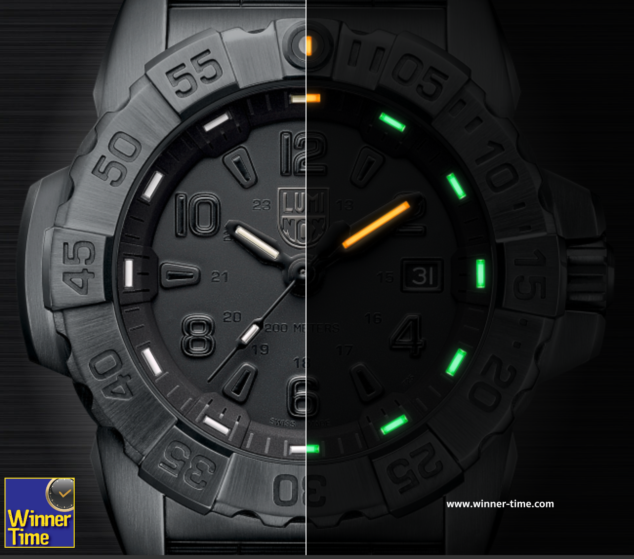 นาฬิกาLUMINOX NAVY SEAL STEEL 3250 SERIES รุ่น XS.3252.BO