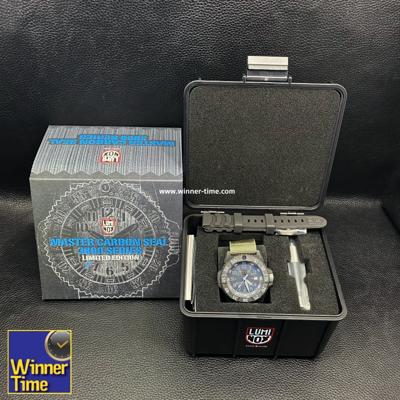 นาฬิกา LUMINOX MASTER CARBON SEAL 3800 SERIES XS.3802.GO.SET