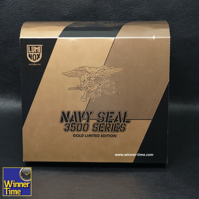นาฬิกาLuminox Navy SEAL Colormark 3500 Series LimitedEdition (Black/Gold) รุ่น XS.3501.GOLD.SET
