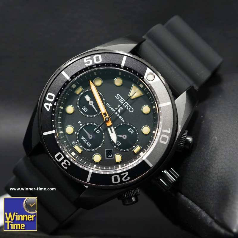 นาฬิกา Seiko Prospex Sumo Solar Chronograph Black Series Limited Edition รุ่น SSC761J1,SSC761J,SSC761