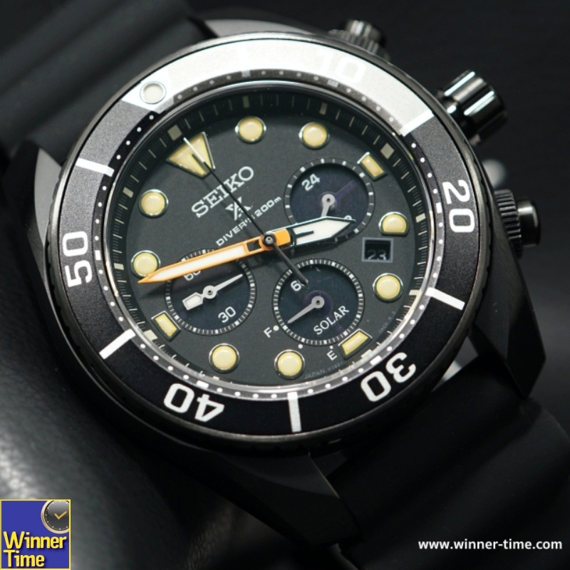 นาฬิกา Seiko Prospex Sumo Solar Chronograph Black Series Limited Edition รุ่น SSC761J1,SSC761J,SSC761