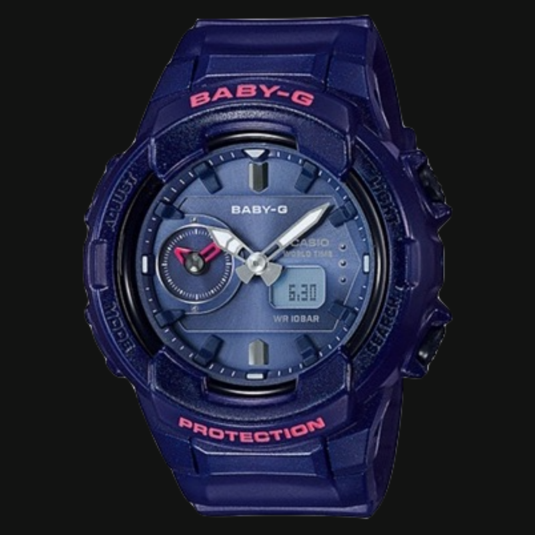 นาฬิกาข้อมือ รุ่น BGA-230S-2A สีฟ้า/น้ำเงิน