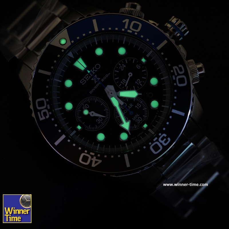 นาฬิกาSeiko Solar Chronograph Divers รุ่น SSC781P1,SSC781P,SSC781