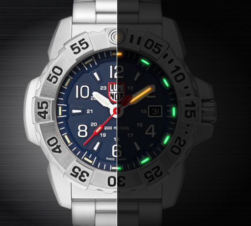 นาฬิกาLuminox NAVY SEAL STEEL 3250 SERIES (Dark Blue Stainless Steel) รุ่น XS.3254