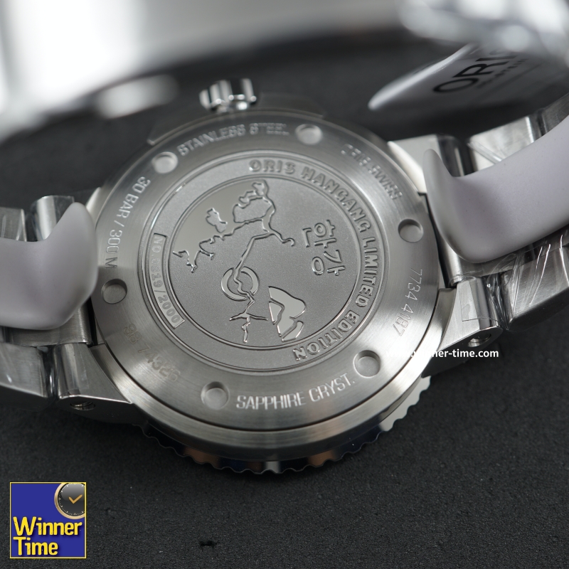 นาฬิกาOris AQUIS Hangang Limited Edition รุ่น 743 7734 4187Set