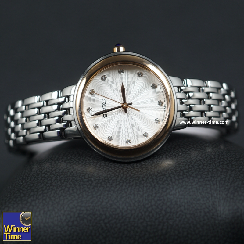 นาฬิกาSeiko WomenSilver Stainless-Steel Japanese Quartz Dress Watch รุ่น SRZ502P1,SRZ502P,SRZ502 