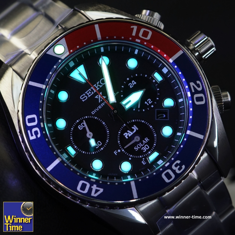 นาฬิกาSEIKO PROSPEX SOLAR DIVER S 200m.PADI SPECIAL EDITION รุ่น SSC795J1,SSC795J,SSC795