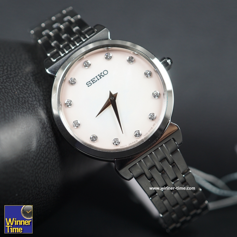 นาฬิกา Seiko Quartz Diamond รุ่น SFQ803,SFQ803P1,SFQ803P