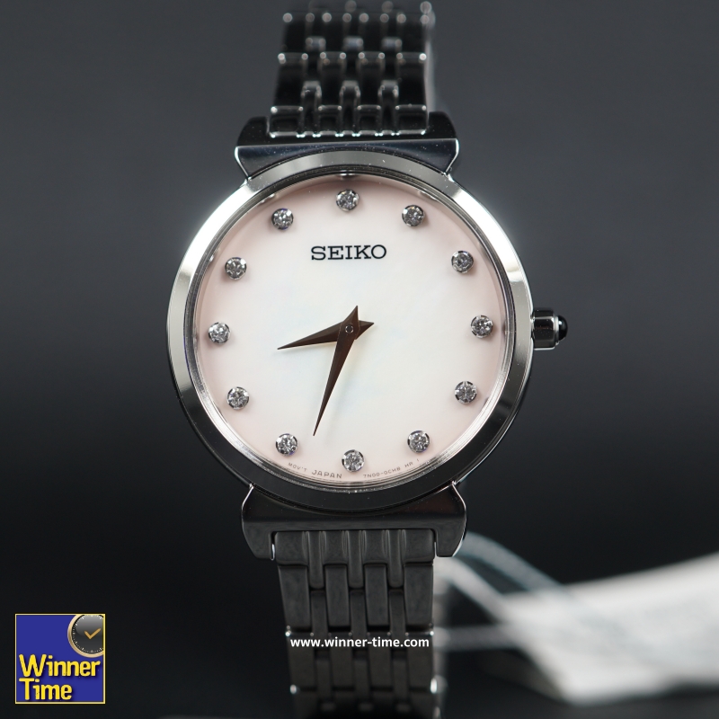นาฬิกา Seiko Quartz Diamond รุ่น SFQ803,SFQ803P1,SFQ803P