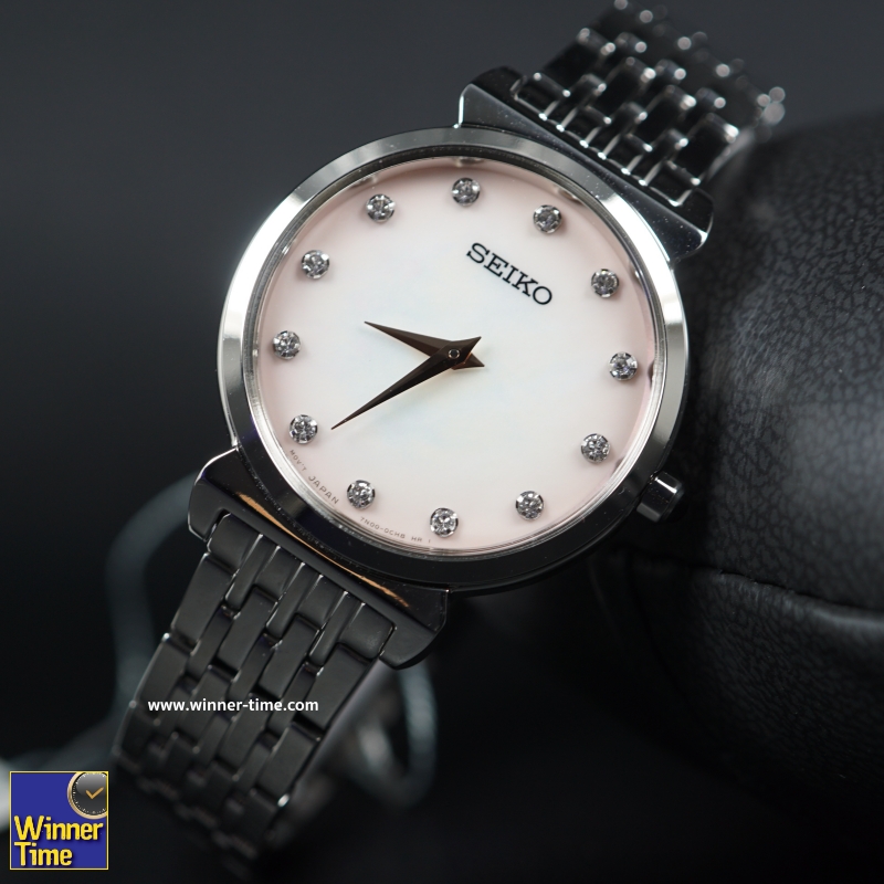 นาฬิกา Seiko Quartz Diamond รุ่น SFQ803,SFQ803P1,SFQ803P