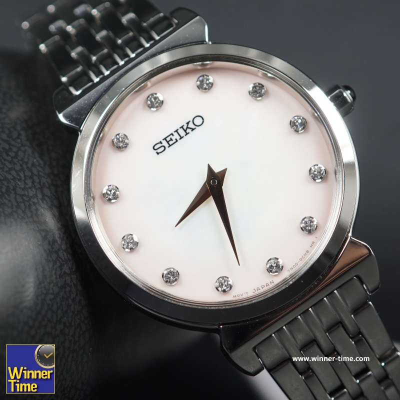นาฬิกา Seiko Quartz Diamond รุ่น SFQ803,SFQ803P1,SFQ803P