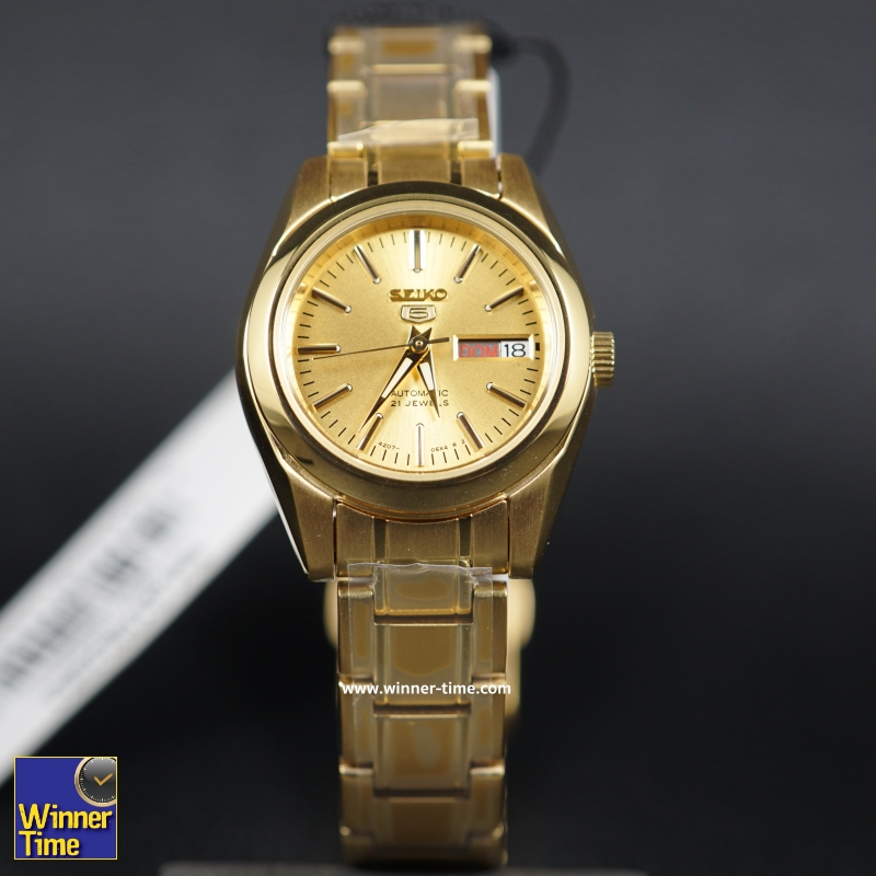 นาฬิกาข้อมือผู้หญิง Seiko 5 Automatic 21 Jewels รุ่น SYMK20K1,SYMK20K,SYMK20