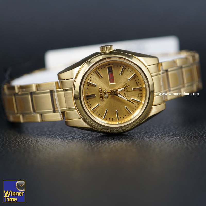นาฬิกาข้อมือผู้หญิง Seiko 5 Automatic 21 Jewels รุ่น SYMK20K1,SYMK20K,SYMK20