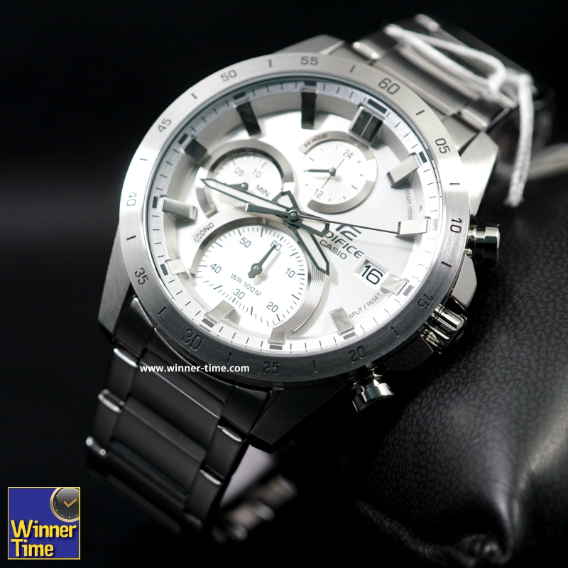 นาฬิกาCASIO EDIFICE สายสเตนเลสสตีล รุ่น EFR-571MD-8A - สีเงิน