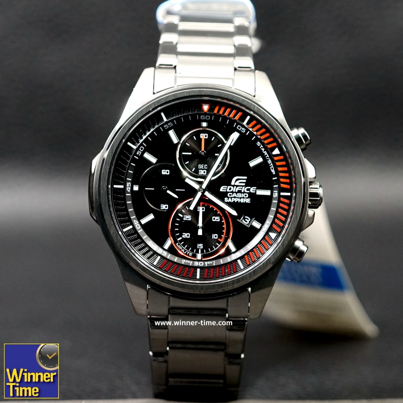 นาฬิกาCASIO EDIFICE สเตนเลสสตีลรมเทา รุ่น EFR-S572DC-1AV