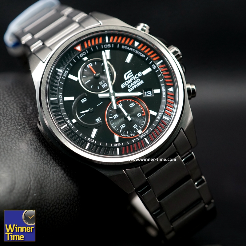 นาฬิกาCASIO EDIFICE สเตนเลสสตีลรมเทา รุ่น EFR-S572DC-1AV