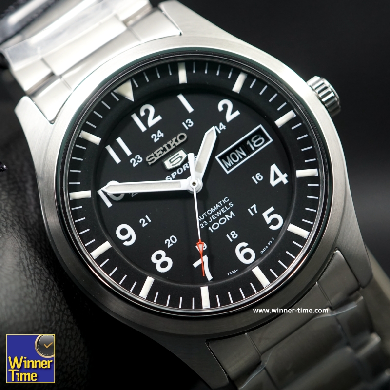 นาฬิกาข้อมือผู้ชาย Seiko 5 Sports Automatic รุ่น SNZG13,SNZG13K1,SNZG13K