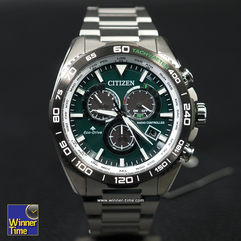 นาฬิกา Citizen Promaster Radio Controlled Chronograph Divers Eco-Drive รุ่น CB5034-91W