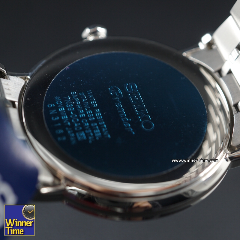 นาฬิกาข้อมือผู้ชาย Seiko Premier Quartz Analog รุ่น SKP393,SKP393P1, SKP393P