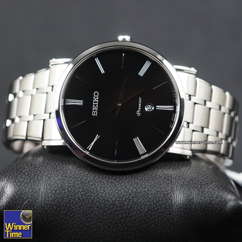 นาฬิกาข้อมือผู้ชาย Seiko Premier Quartz Analog รุ่น SKP393,SKP393P1, SKP393P