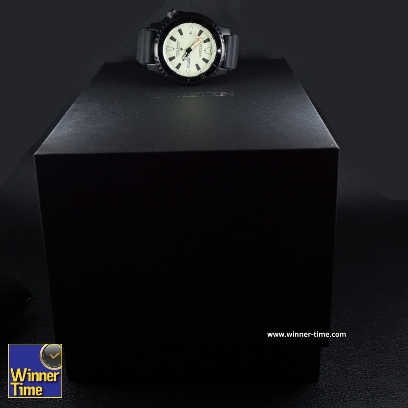 นาฬิกา Citizen Promaster Fugu 4th Gen.  Automatic Divers 200M Sapphire Glass Full Lume Dial Asia Limited Edition 1,989 PCs Rubber Strap Watch รุ่น NY0138-14X