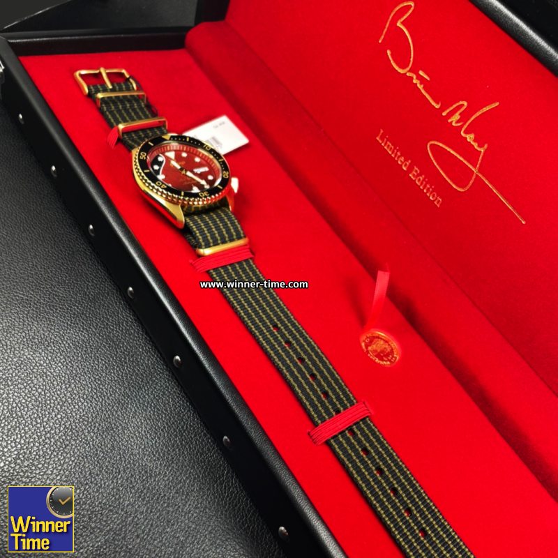 นาฬิกาSeiko 5 Sports Brian May Limited Edition of 12500 รุ่น SRPH80K1,SRPH80K,SRPH80