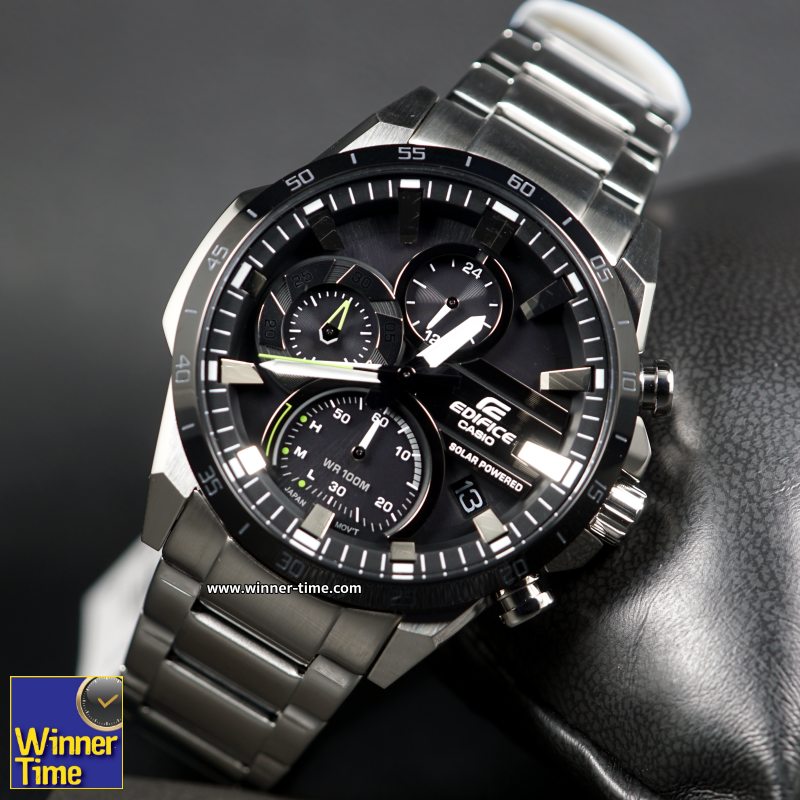 นาฬิกาCasio Edifice Smartphone Link Chronograph Analog Solar Poweredi รุ่น EQS-940DB-1A