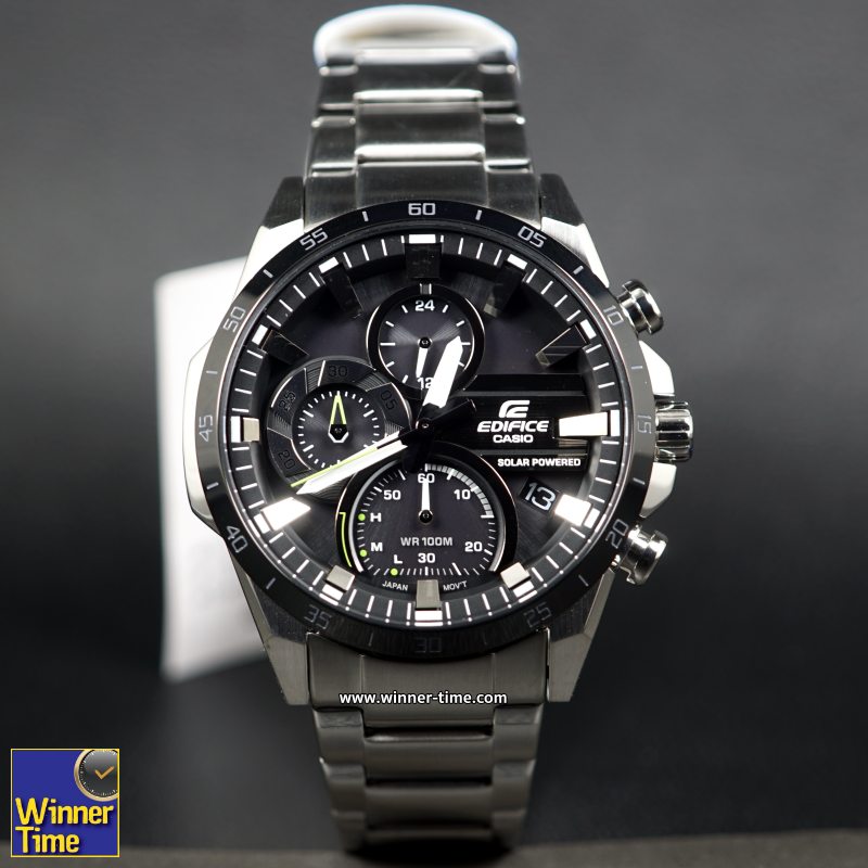 นาฬิกาCasio Edifice Smartphone Link Chronograph Analog Solar Poweredi รุ่น EQS-940DB-1A