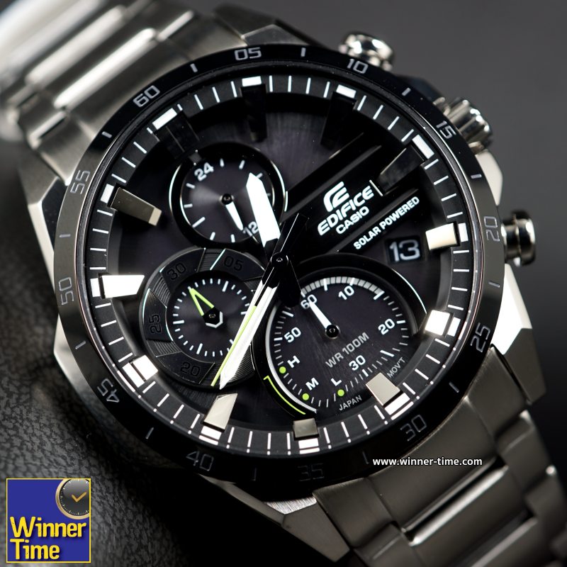 นาฬิกาCasio Edifice Smartphone Link Chronograph Analog Solar Poweredi รุ่น EQS-940DB-1A