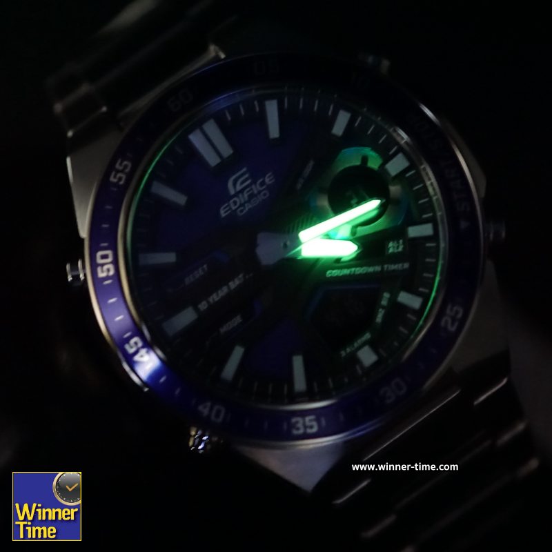 นาฬิกาCASIO EDIFICE อะนาล็อก-ดิจิตอล รุ่น EFV-C110D-2AV
