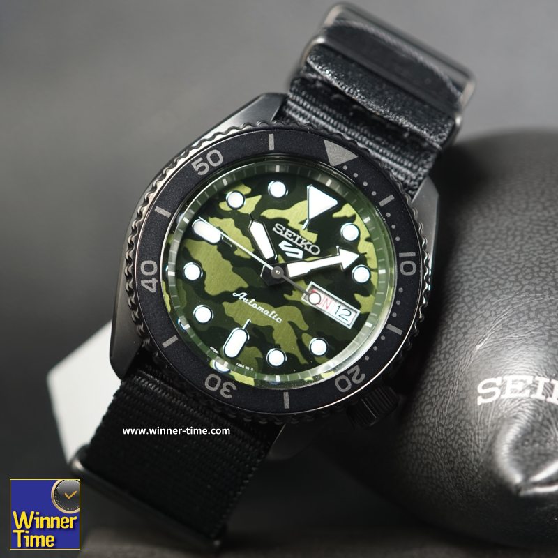 นาฬิกา SEIKO New 5 Sport Camouflage Street Style รุ่น SRPJ37K1,SRPJ37K,SRPJ37K