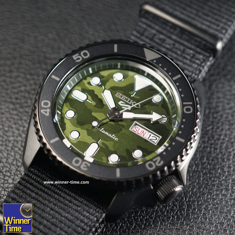 นาฬิกา SEIKO New 5 Sport Camouflage Street Style รุ่น SRPJ37K1,SRPJ37K,SRPJ37K
