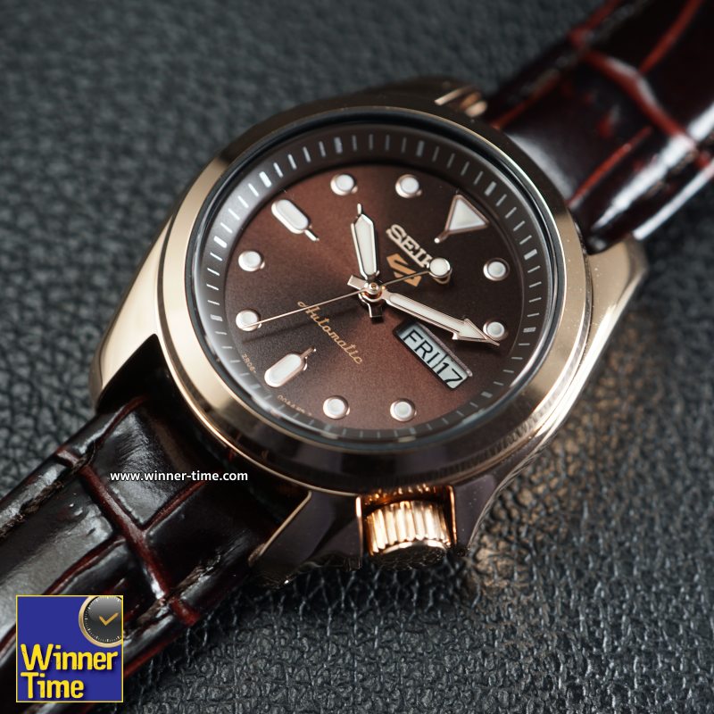 Seiko 5 cheap automatic leather