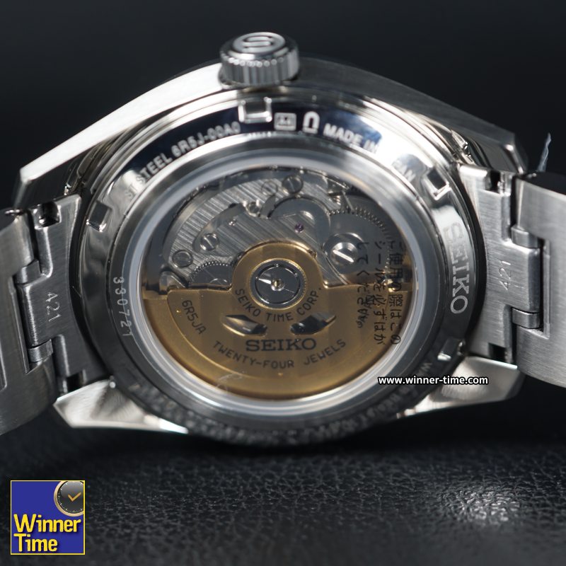 นาฬิกาSEIKO PRESAGE Sharp Edged Series Semi-transparent Caliber 6R5J รุ่น SPB415J1,SPB415J,SPB415