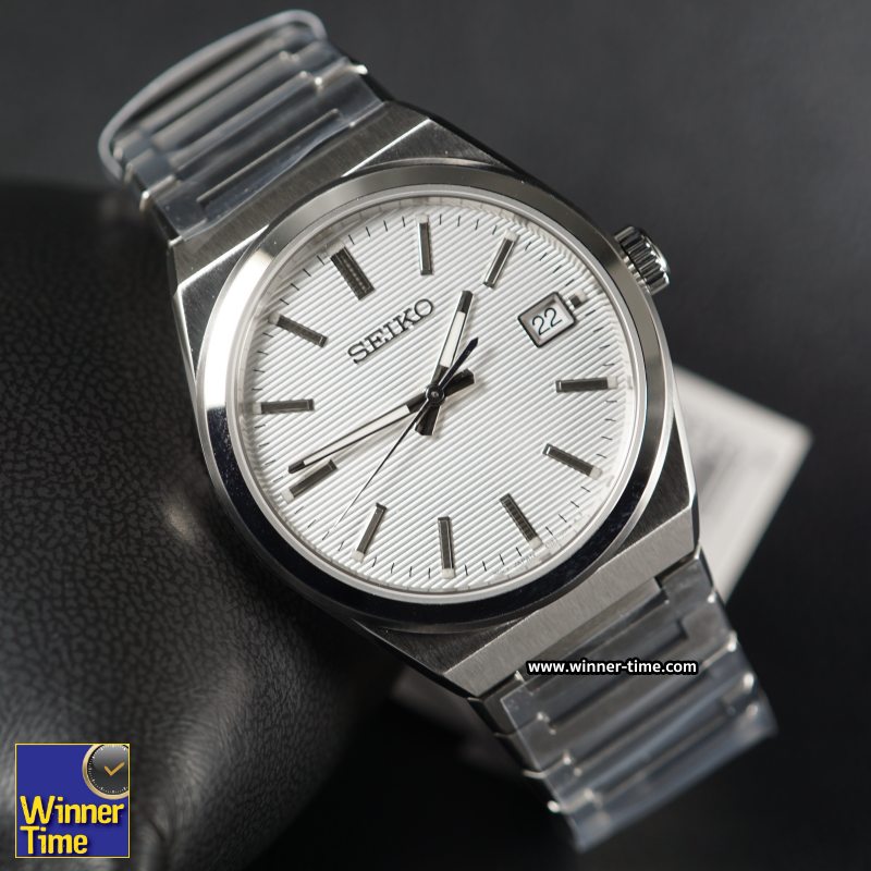 นาฬิกา SEIKO Quartz Sapphire Glass Essential Time รุ่น SUR553P,SUR553P1,SUR553P