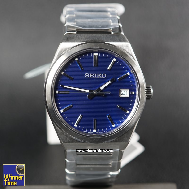 นาฬิกา SEIKO Quartz Sapphire Glass Essential Time รุ่น SUR555P,SUR555P1,SUR555P